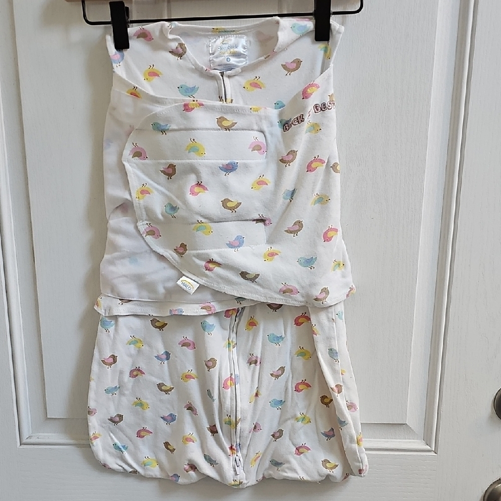 Halo White Sleep Sack With Feathered Friends